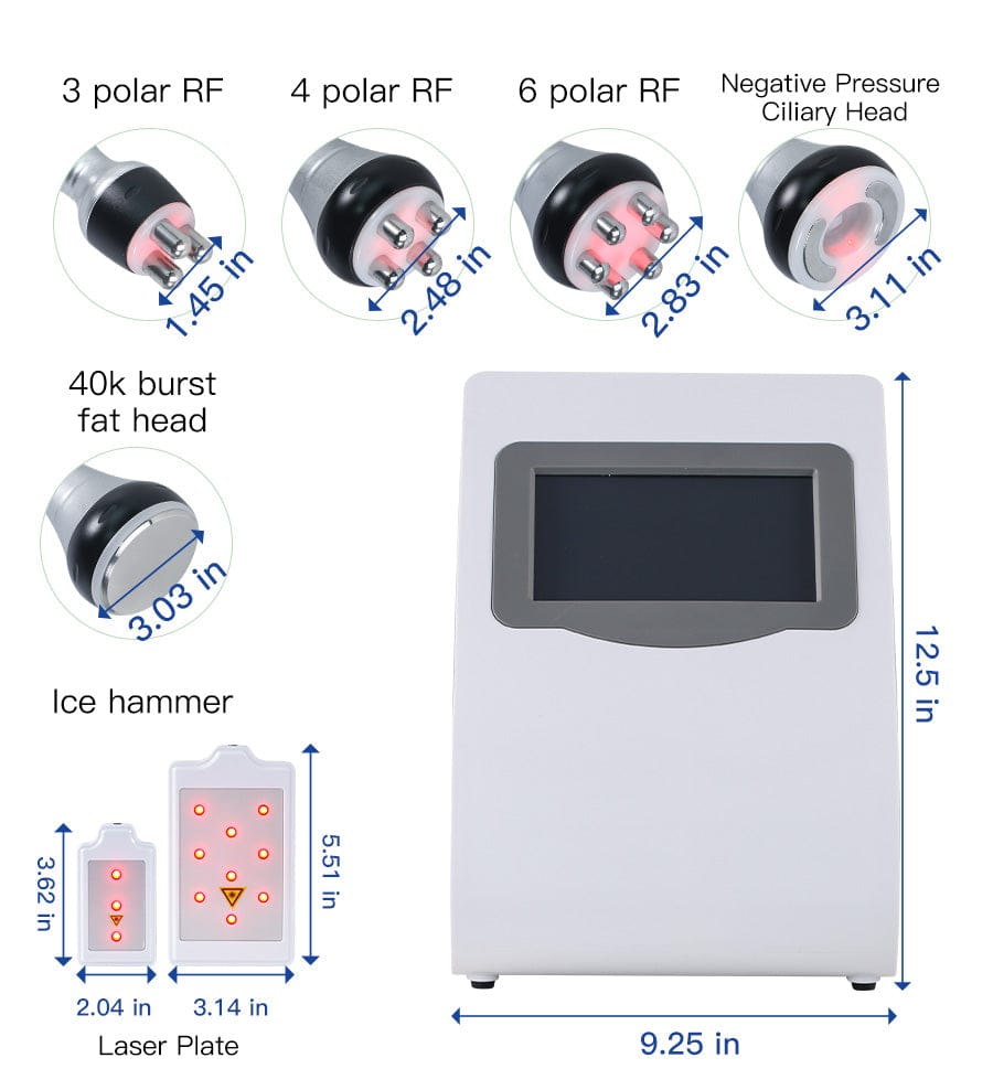 6-in-1 40K Ultrasonic Cavitation Machine with Laser