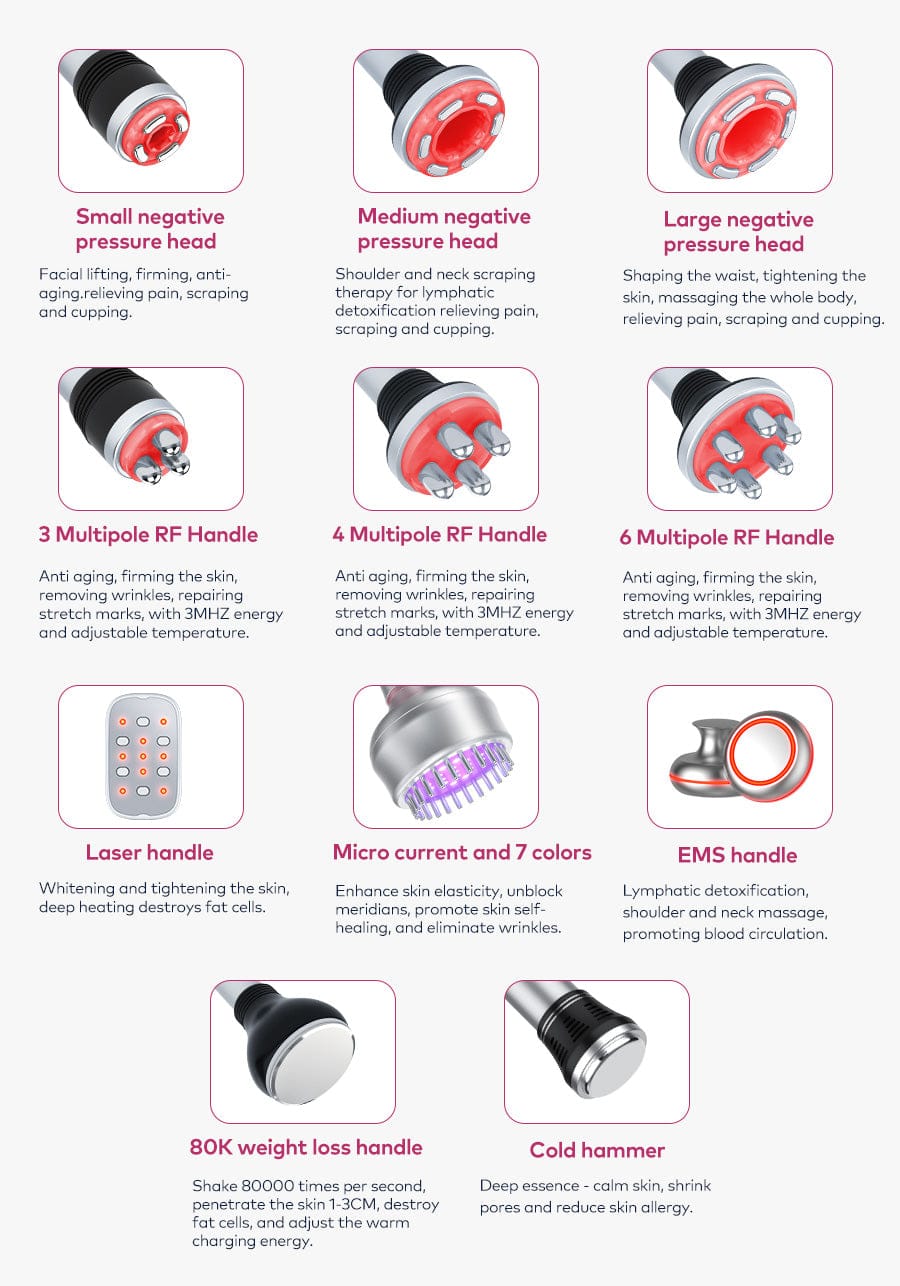 11-in1 80K Ultrasonic Cavitation Machine with Laser