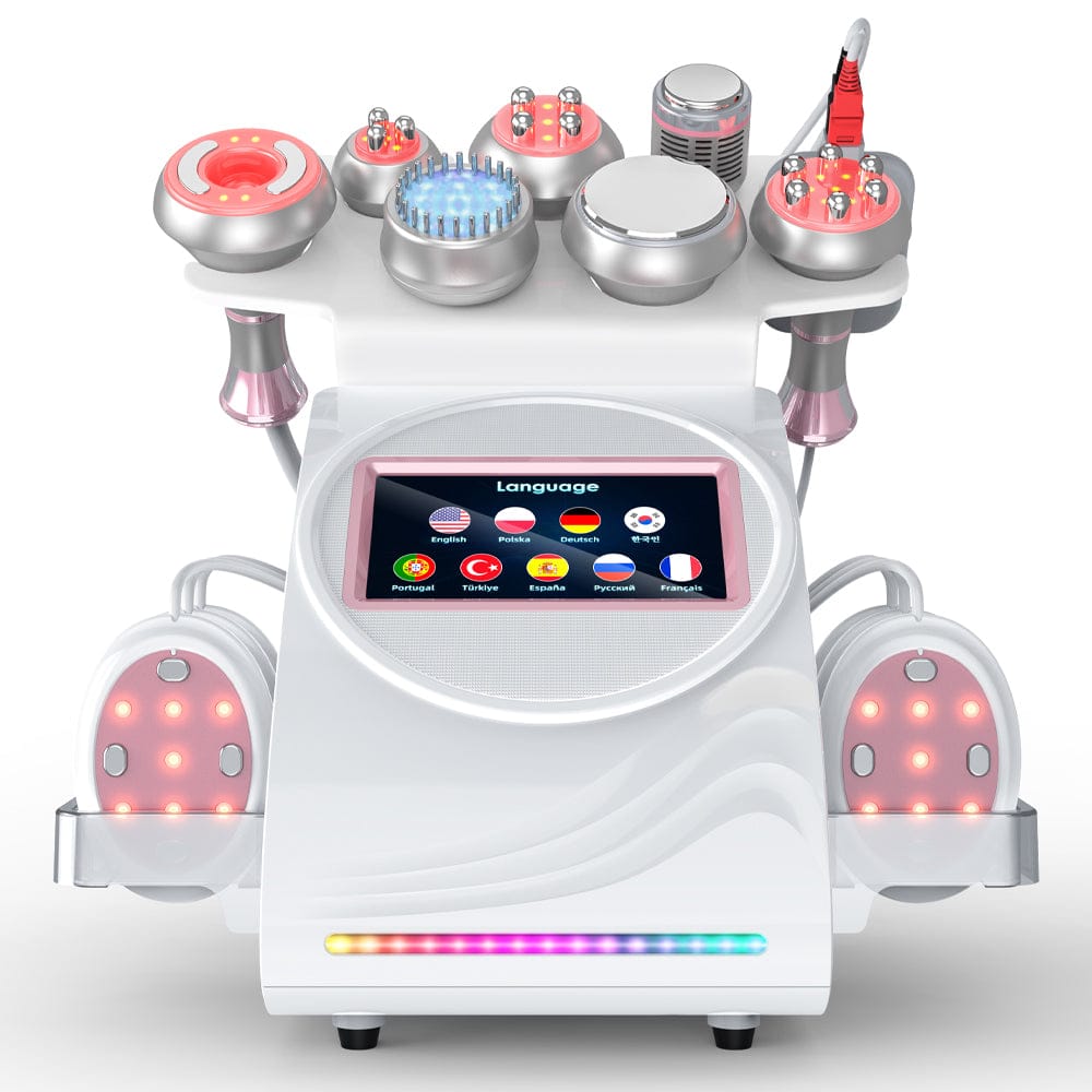 9 In 1 80K Ultrasonic Cavitation Machine with EMS Therapy