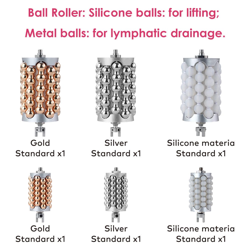 Microvibration & LED Light Therapy Massager Ball Roller Machine